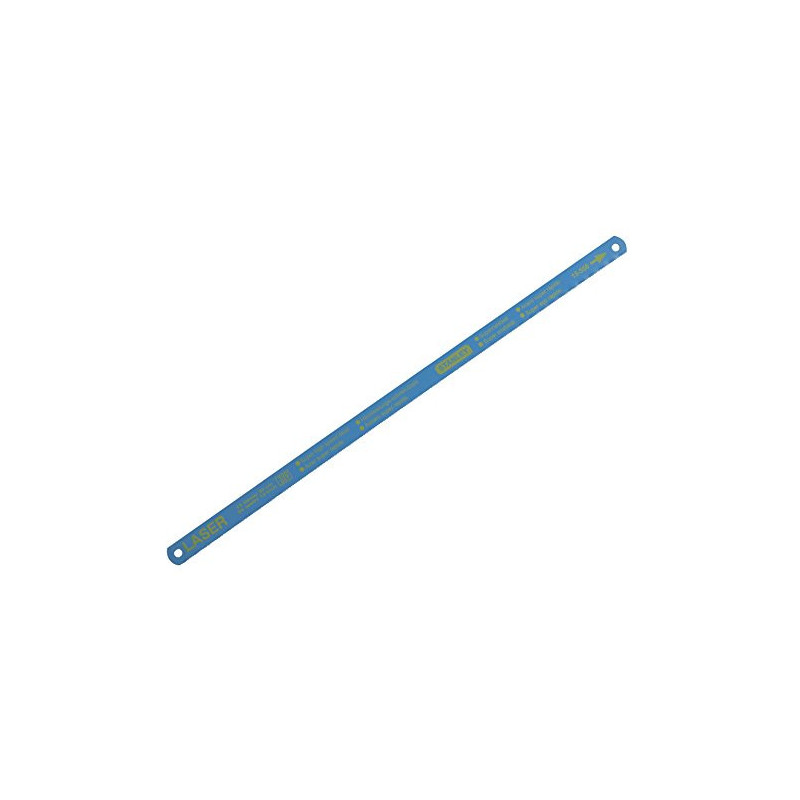 LAME DE SCIE A METAUX - CARTE 5 LAMES HSS BIMETAL LASER 10 DENTS