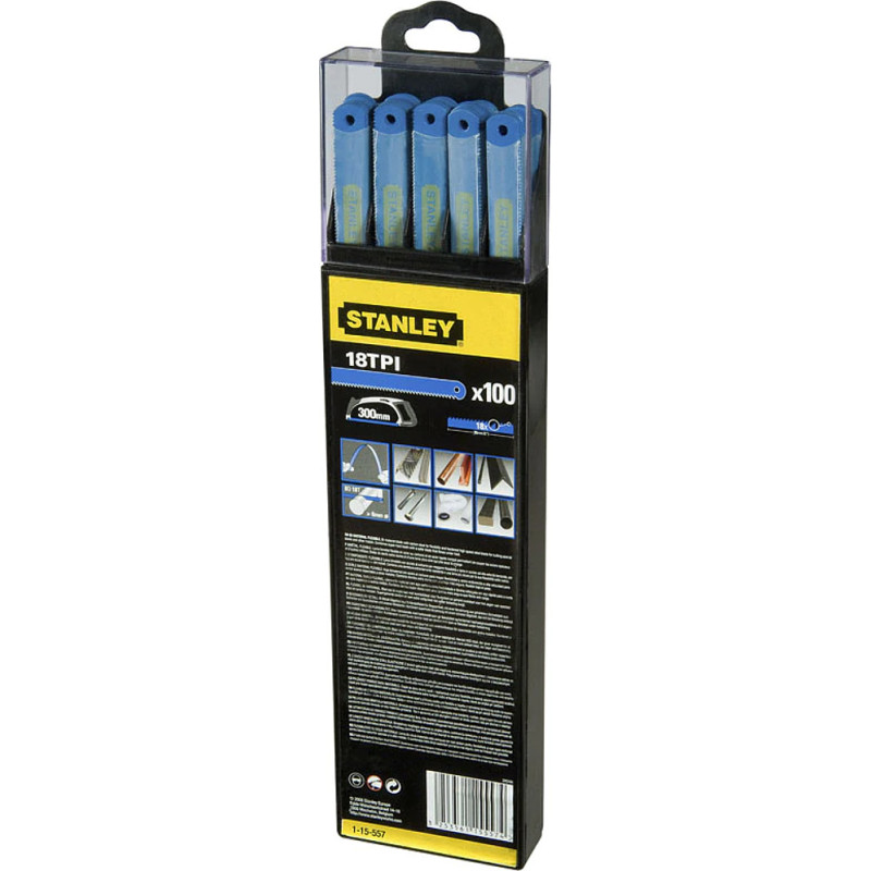 LAME DE SCIE A METAUX - CARTE 5 LAMES HSS BIMETAL LASER 10 DENTS