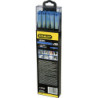 LAME DE SCIE A METAUX - CARTE 5 LAMES HSS BIMETAL LASER 10 DENTS