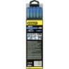 LAME DE SCIE A METAUX - CARTE 5 LAMES HSS BIMETAL LASER 10 DENTS