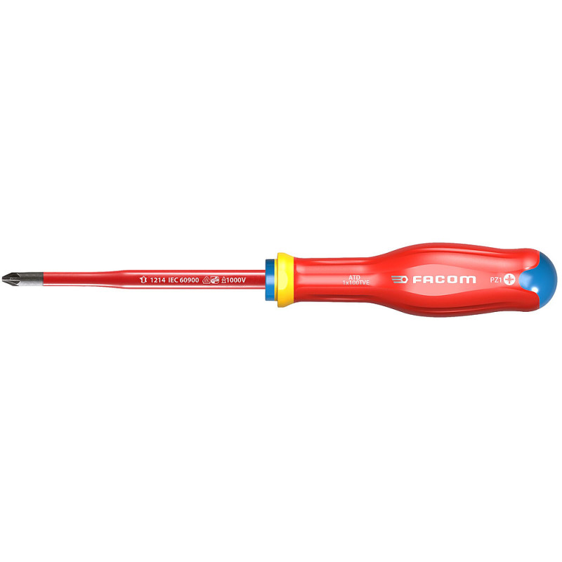 Tournevis PROTWIST® isolé 1000 volt pour vis cruciformes Pozidriv®