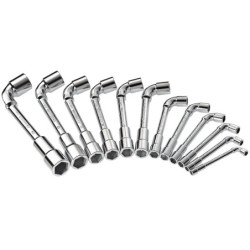 Jeu de 12 clés à pipe 7 à 24 - débouchées 6 pans métriques OGV® - FACOM 75.J12PB