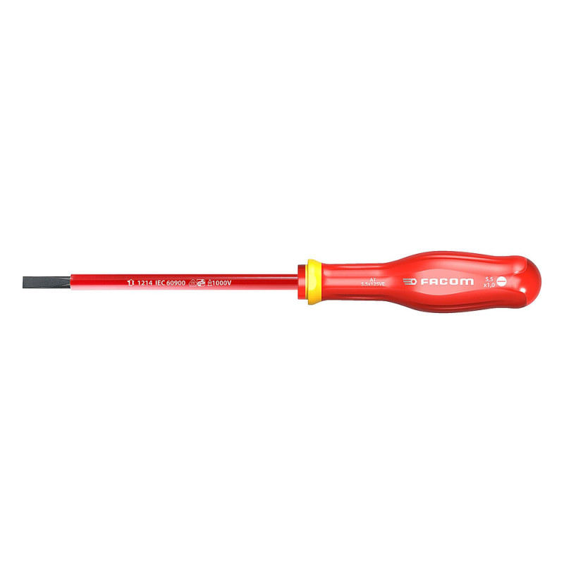 Tournevis PROTWIST® isolés 1000 volts pour vis à fente