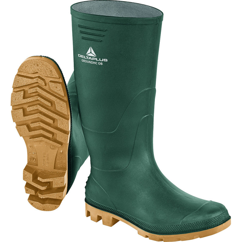 BOTTE TRVAIL PVC GROUNDHC OB VERT 41