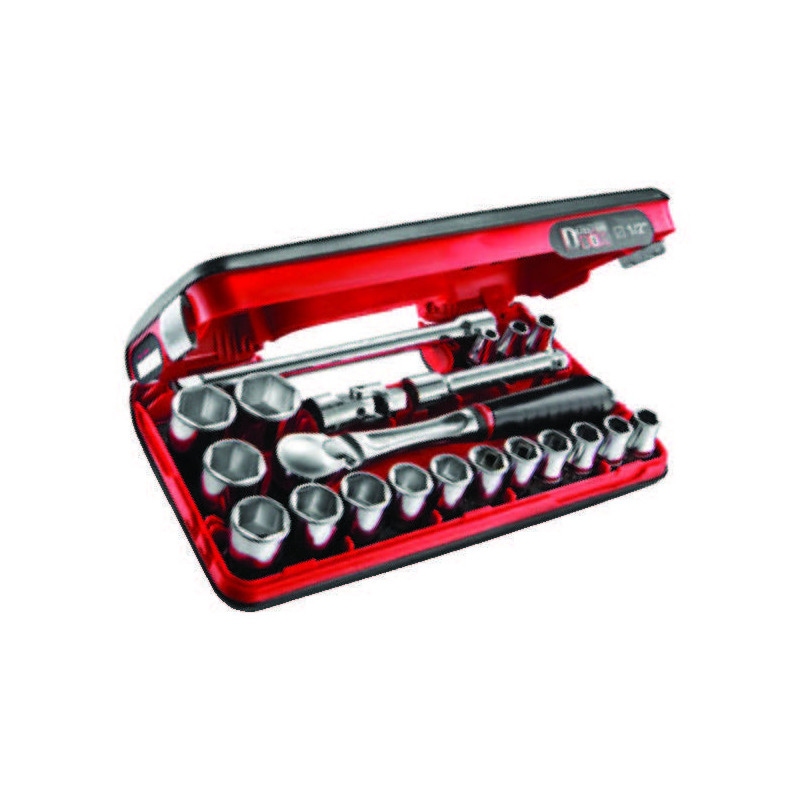 Coffret DBOX douilles 1-2" 6 pans métriques - SL.DBOX1