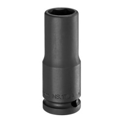 Douilles impact 1-2" longues 6 pans métriques