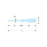 ATF 8X150 Tournevis PROTWIST® pour vis à fente - lame forgée