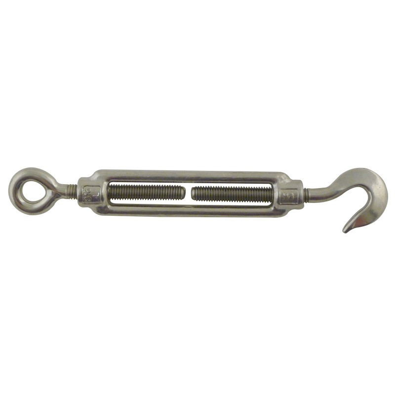 TENDEUR INOX 6MM 1 ŒIL 1 CROCHET
