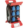 Coffret de chantier IP44 - 5 prises de courant NF à clapet
