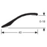 SEUIL MULTI-NIVEAUX ALU 40MM X 2.70M ADHESIF