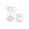 SIPHON 20X20 INOX SORTIE VERTICALE 63 MM