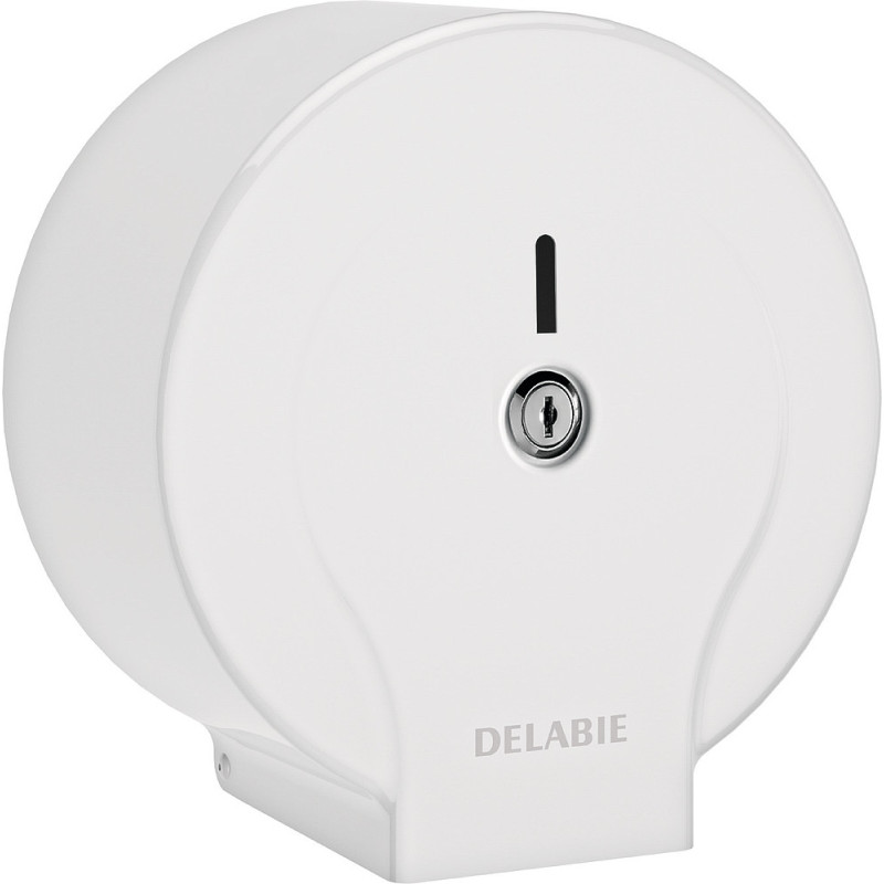 Distributeur de papier toilette WC pour bobine 200M blanc
