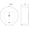 Distributeur de papier toilette WC pour bobine 400M