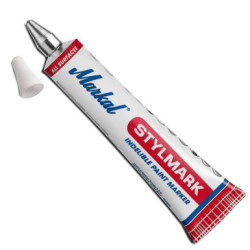MARQUEUR PEINTURE BLANC TUBE