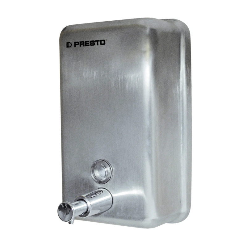 Distributeur de savon mural mécanique. inox brossé - 70632