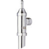 Robinet temporisé 1000M pour chasse 20X27 - applique avec raccord de départ à joint américain - 14109
