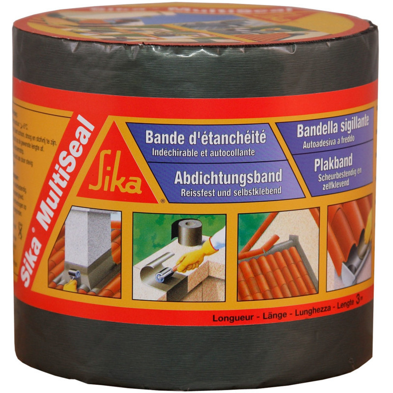Sikamultiseal gris 100 mm - rouleau de 10 mètres