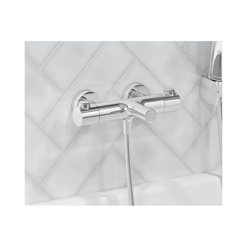 Mitigeur thermostatique bain-douche -  Aquaheat RS3 - chromé - A47157EKM