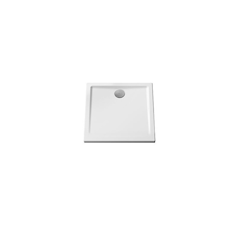 Cascade receveur en céramique 80 cm carré blanc - 5761L003M0578