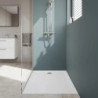 Cascade receveur en céramique 120x90 cm blanc - 5765L003M0695