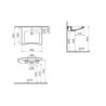 Lavabo PMR 65 cm - Conforma - 5291B003-0001