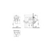 Urinoir sans siphon version sans couvercle - Arkitekt - 6663B003D0199