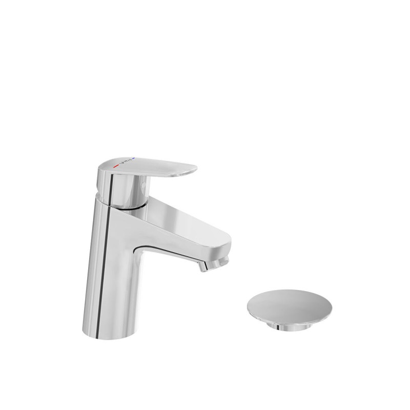  Mitigeurs lavabo CH3 clic-clac - Flow Round -  chromé - A49301ENGX