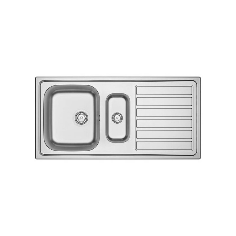 EVIER INOX 100X50 cm - 