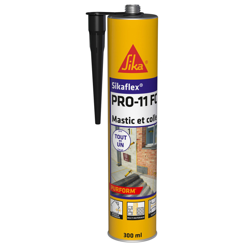 Sikaflex pro-11fc purform noir - cartouche cont. 300 ml
