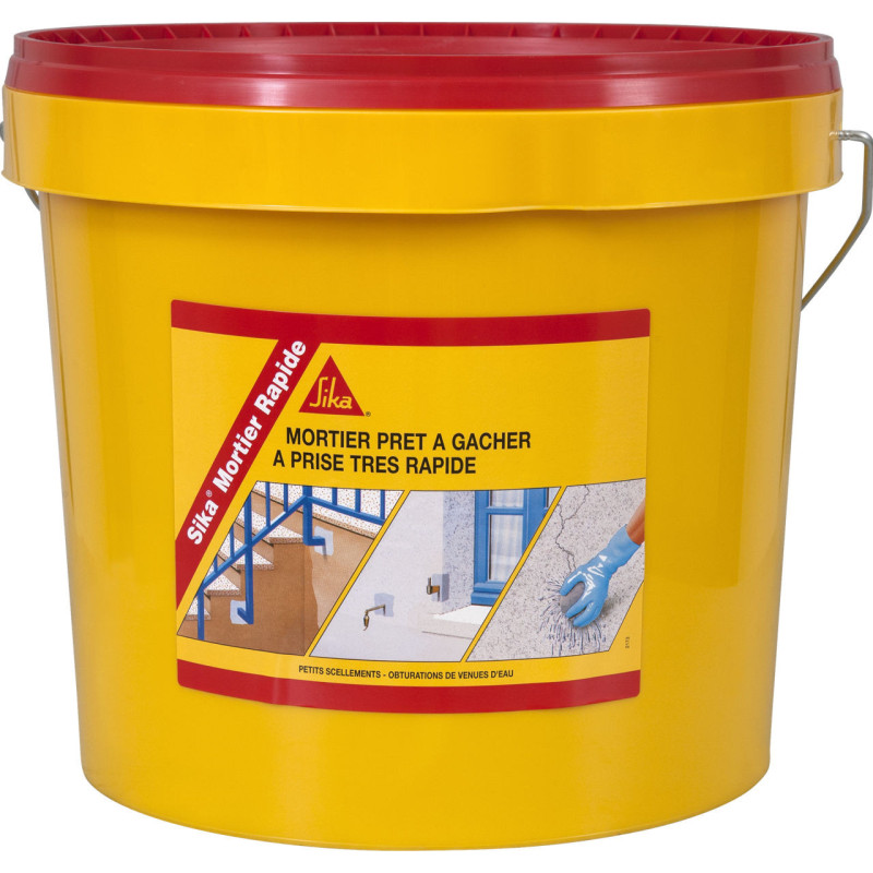 Sika mortier rapide - seau de 5 kg