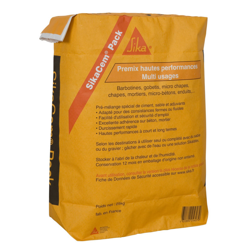 Sikacem pack - sac de 25 kg