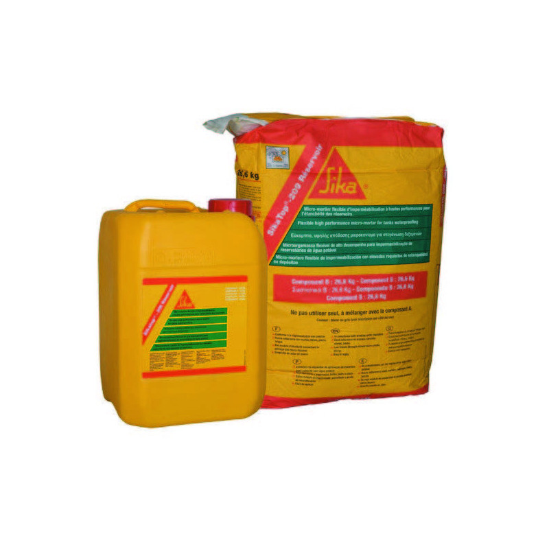 Sikatop-209 réservoir gris - kit cont. 36.1 kg
