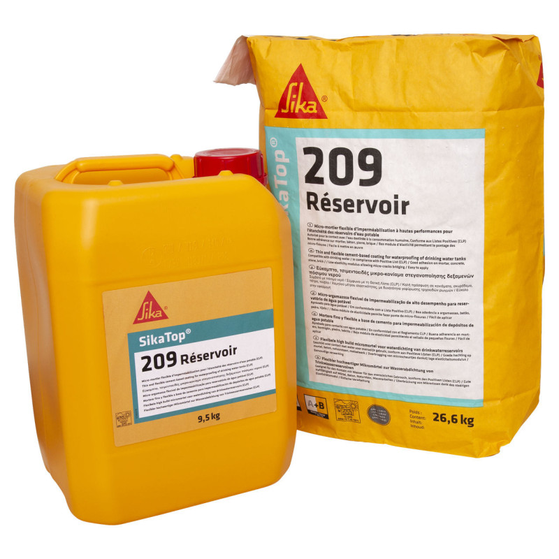 Sikatop-209 réservoir gris - kit cont. 36.1 kg
