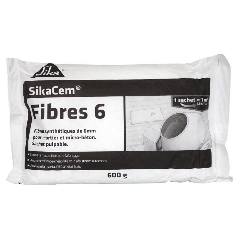 Sikacem fibres-6 mm - dose de 150 gr