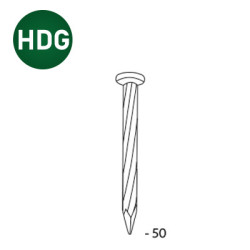 Boîte de 6000 pointes FAP 2.5 x 50 acier - FAP50V5