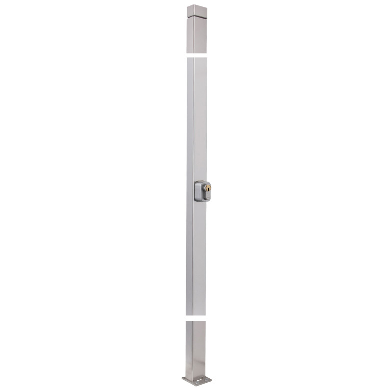 SERRURE APPLIQUE 2  POINTS 344 2M3 CYLINDRE BLANC