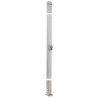 SERRURE APPLIQUE 2  POINTS 344 2M3 CYLINDRE BLANC