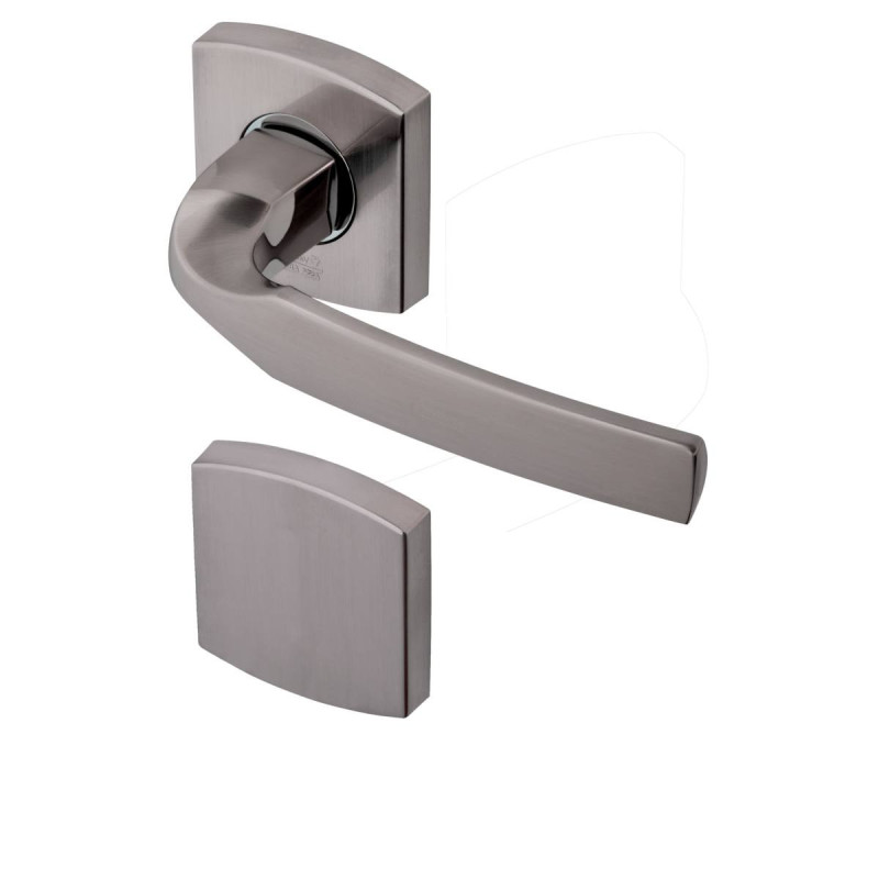 POIGNEE ARTIS PLATINE BEQUILLE ET ROSACE BEC DE CANNE