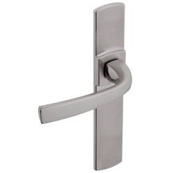 POIGNEE MUZE PLATINE BEC DE CANNE PLAQUE