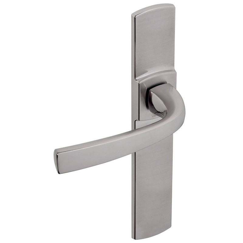 POIGNEE MUZE PLATINE BEC DE CANNE PLAQUE