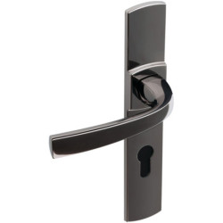 POIGNEE MUZE DIAMANT NOIR CLE I PLAQUE