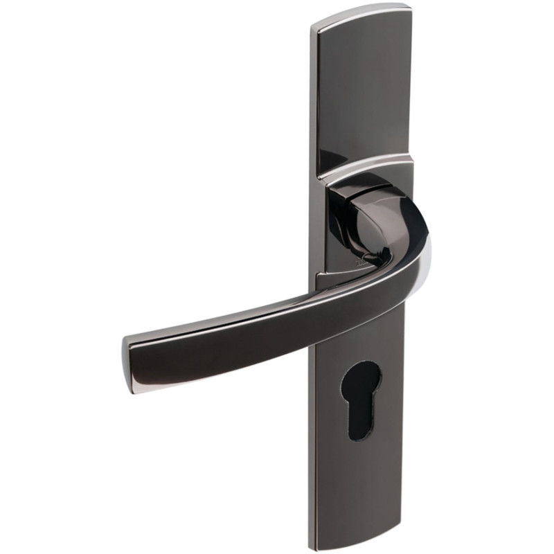 POIGNEE MUZE DIAMANT NOIR CLE I PLAQUE
