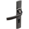 POIGNEE MUZE DIAMANT NOIR CLE I PLAQUE