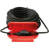 Boîtier de connexion protection - sécurité prise 1 pièce rouge - 48707