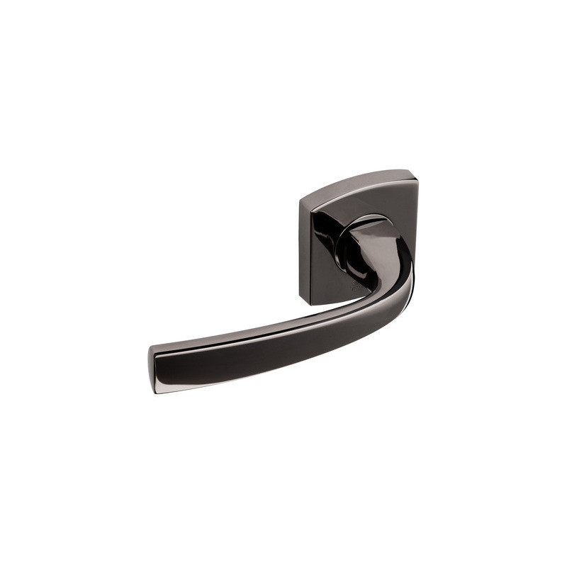 POIGNEE MUZE DIAMANT NOIR BEQUILLE ET ROSACE BEC DE CANNE
