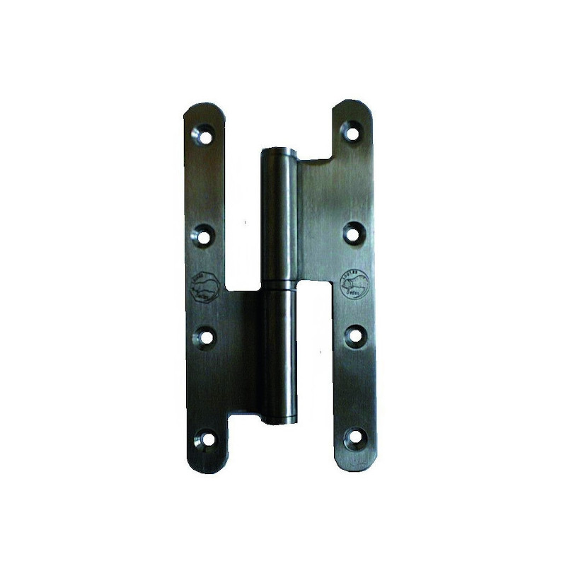 PAUMELLE BOUT ROND 140X55 DROITE INOX