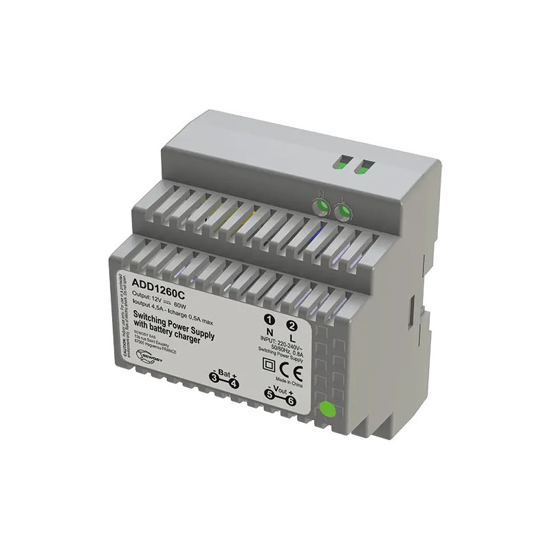 ALIM+CH 12VDC 5A 60W DIN 230V