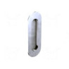 SET 2 POIGNEES OVALES INOX