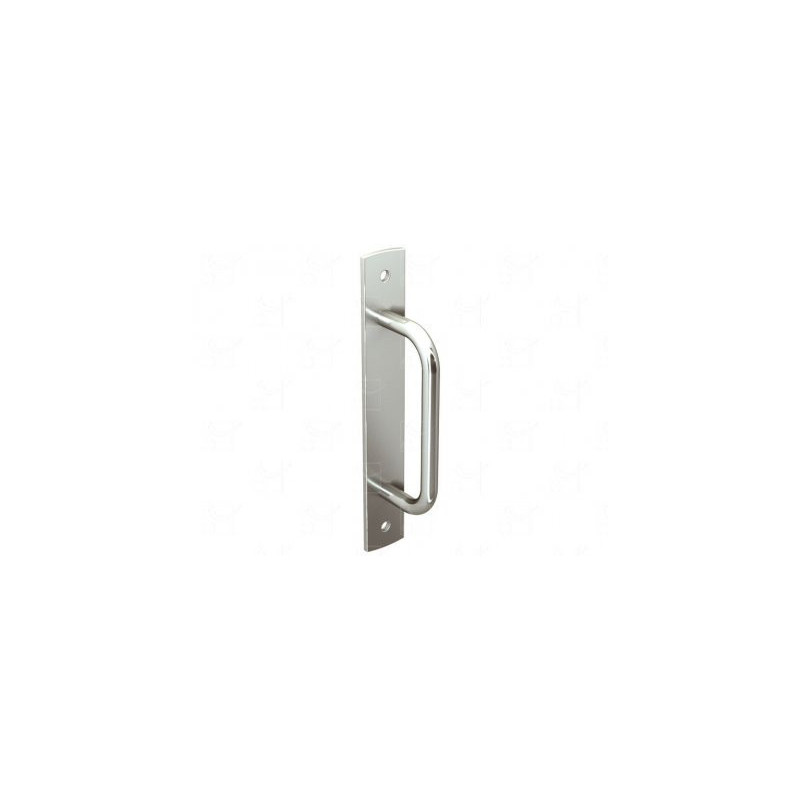 POIGNEE ACIER PLATINE 265MM