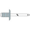 Rivets aveugles PolyGrip alu-inox tête large 4.8 x 10 K 16 (boîte de 250) - 1433897